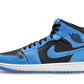 Jordan 1 Mid Black University Blue