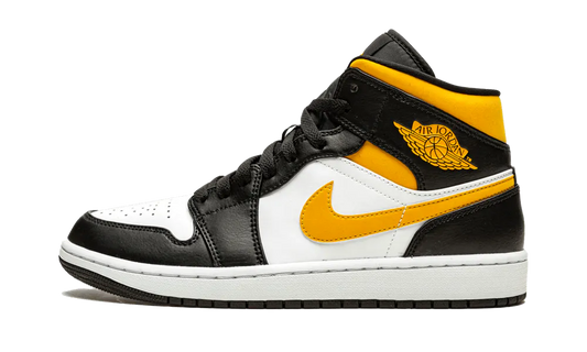 Jordan 1 Mid White Pollen Black (GS)