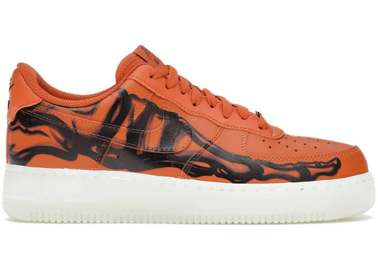 Nike Air Force 1 Low Orange Skeleton Halloween (2020)