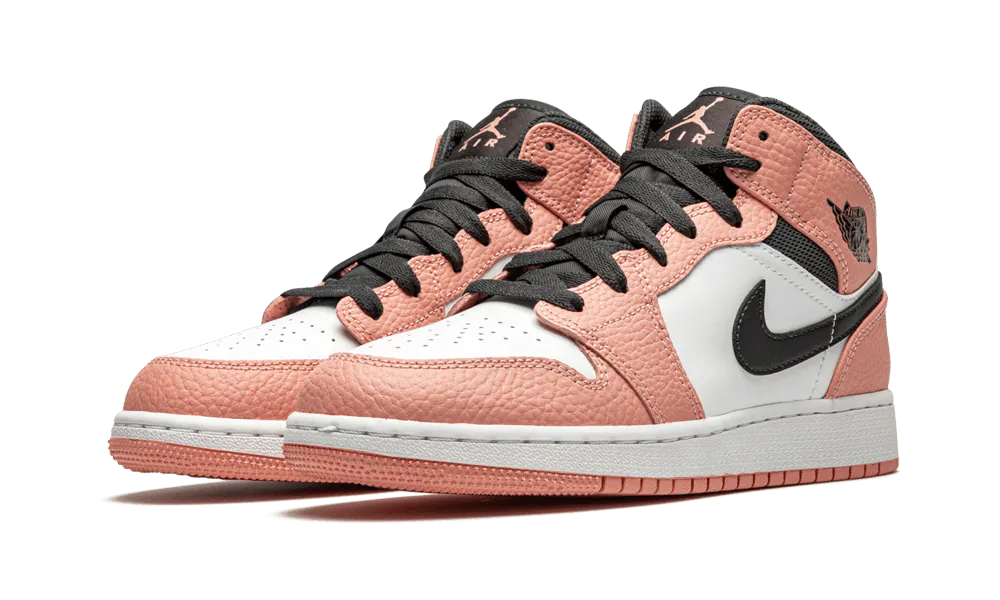 Air jordan 1 mid on sale rosa