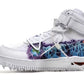 Nike Air Force 1 Mid Off-White Graffiti White