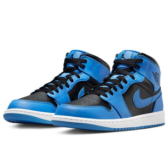 Jordan 1 Mid Black University Blue – soleHub