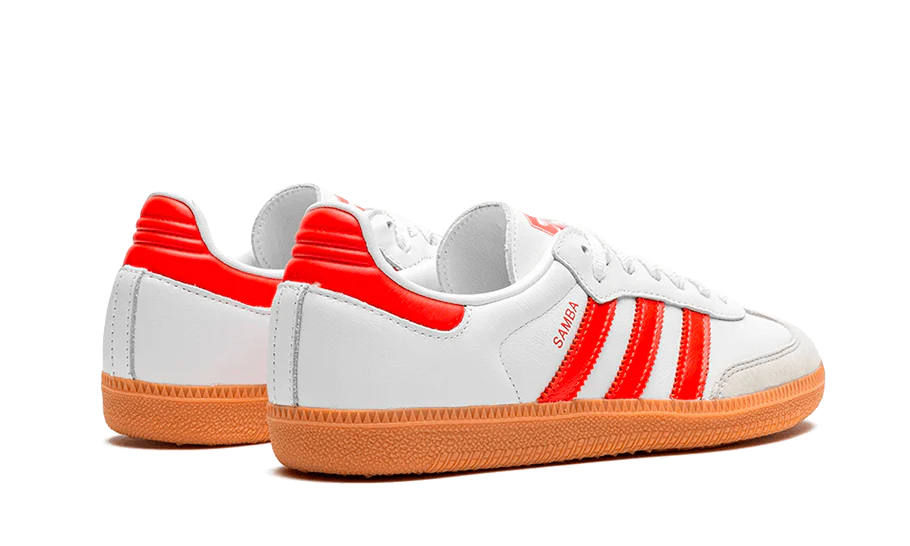 adidas Samba OG White Solar Red Gum (Women's)