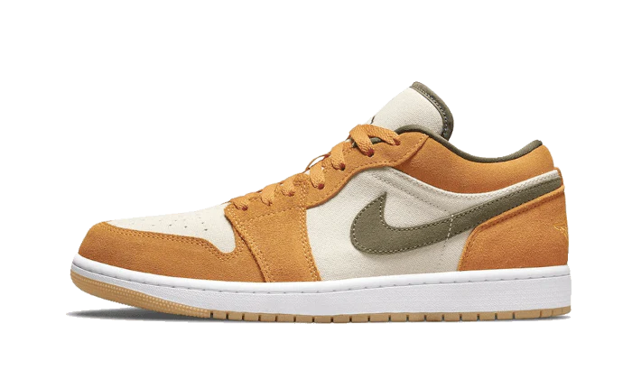 Jordan 1 Low Orange Olive 