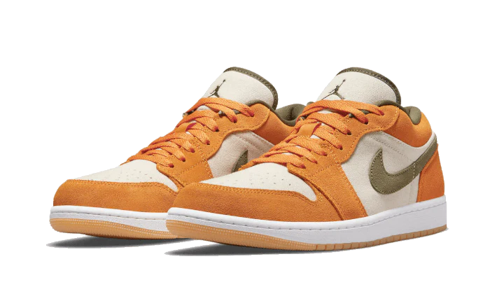 Jordan 1 Low Orange Olive 