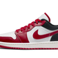 Jordan 1 Low Reverse Black Toe (Women's)