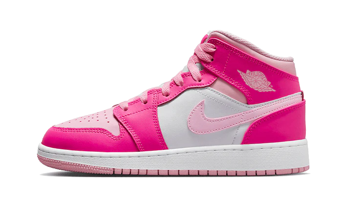 Jordan 1 Mid Fierce Pink (GS)