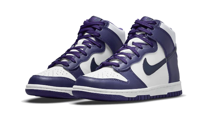 Nike Dunk High Electro Purple Midnight Navy (GS)