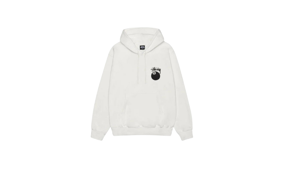 Stussy 8 Ball Pigment Hoodie Natural