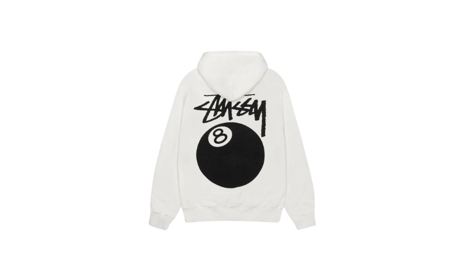 Stussy 8 Ball Pigment Hoodie Natural