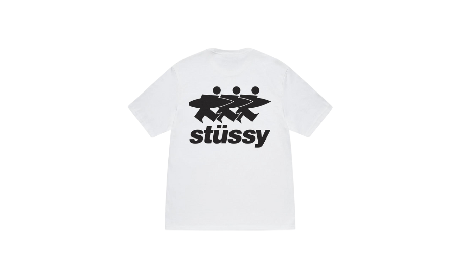 Stussy Surfwalk Tee White