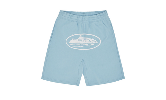 Corteiz Alcatraz Shorts Baby Blue