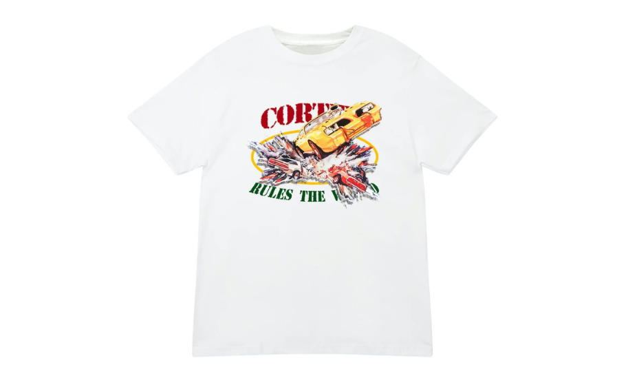 Corteiz Car Crash Tee White