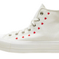 Converse Chuck Taylor All Star Lift Hi White Red (Women's)