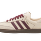 adidas Samba OG Wonder White Maroon (Women's)