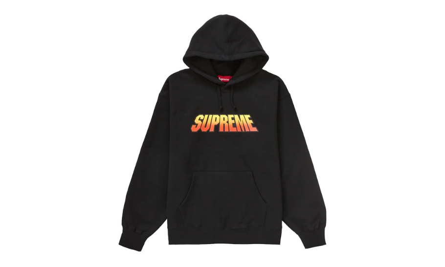 Supreme Gradient Hooded Sweatshirt Black