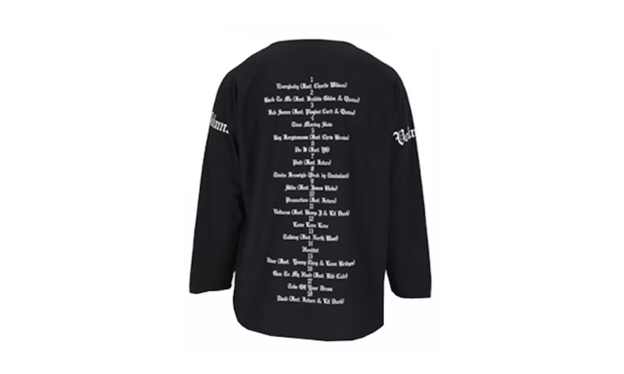 Yeezy Vultures Long T Black