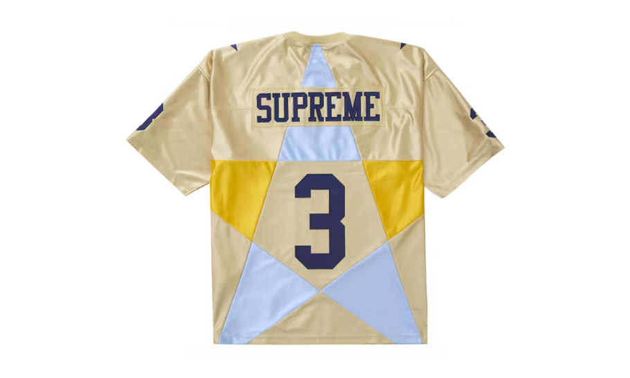 Supreme Star Football Jersey Gold