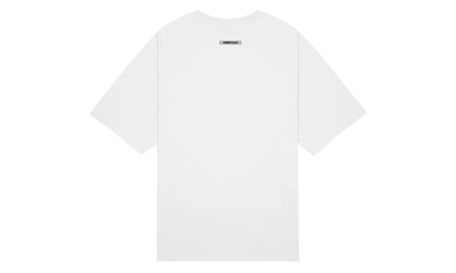 Fear of God Essentials Boxy T-Shirt Applique Logo White