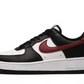 Nike Air Force 1 Low '07 Black White Dark Team Red