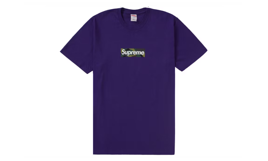 Supreme Box Logo Tee (FW23) Purple