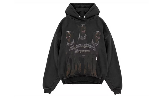 Represent Thoroughbred Oversized Hoodie Vintage Black