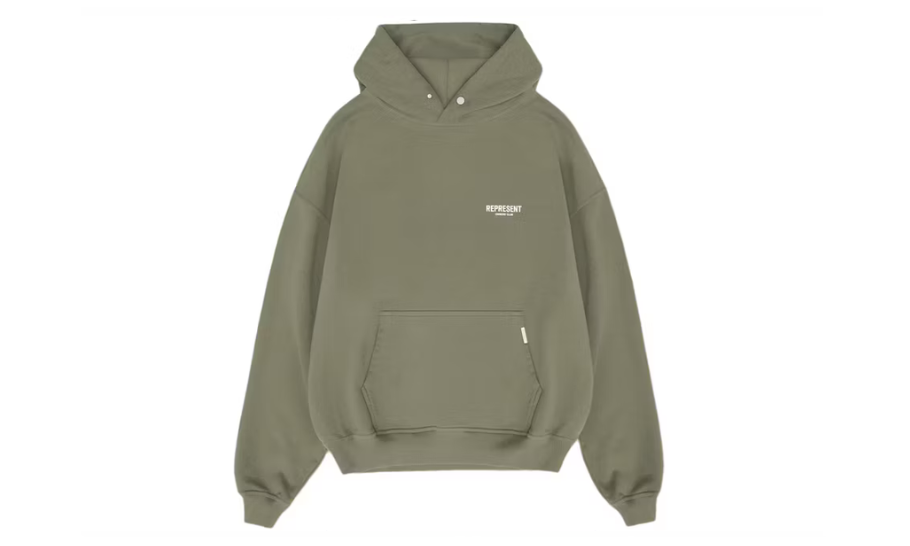 Represent Owners Club Hoodie Olive