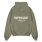 Represent Owners Club Hoodie Olive