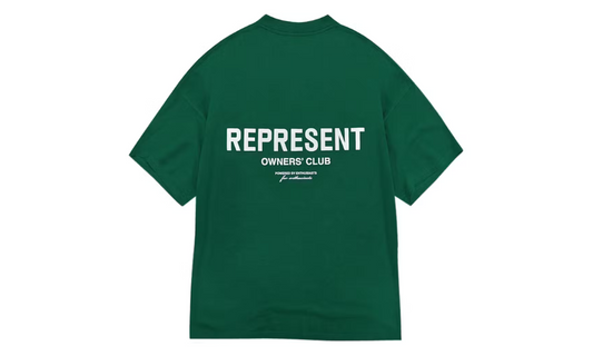 Represent Owner Club T-Shirt Racing Green/White