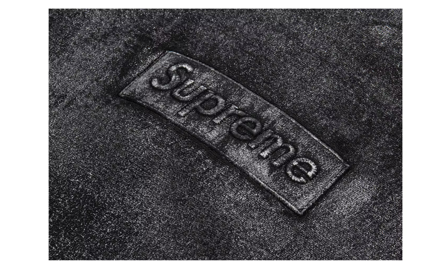 Supreme MM6 Maison Margiela Foil Box Logo Hooded Sweatshirt Black