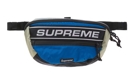 Supreme Logo Waist Bag Blue