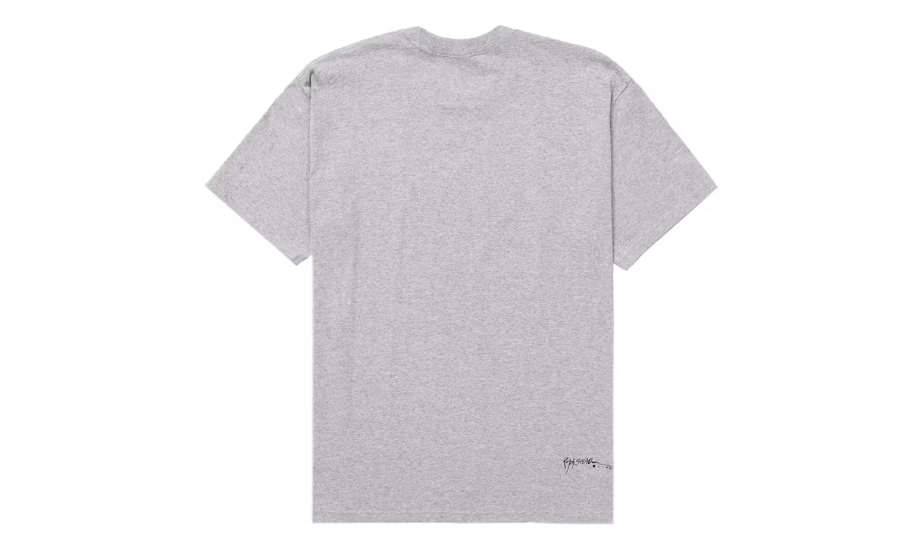 Supreme Ralph Steadman Box Logo Tee Heather Grey