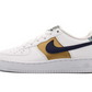 Nike Air Force 1 Low '07 LV8 White Blue Void Metallic Gold (GS)