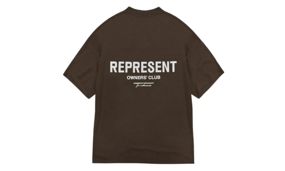 Represent Owner's Club T-Shirt Brown/White