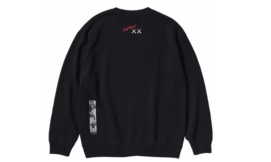 KAWS x Uniqlo Warhol Graphic 476119 Sweatshirt Black