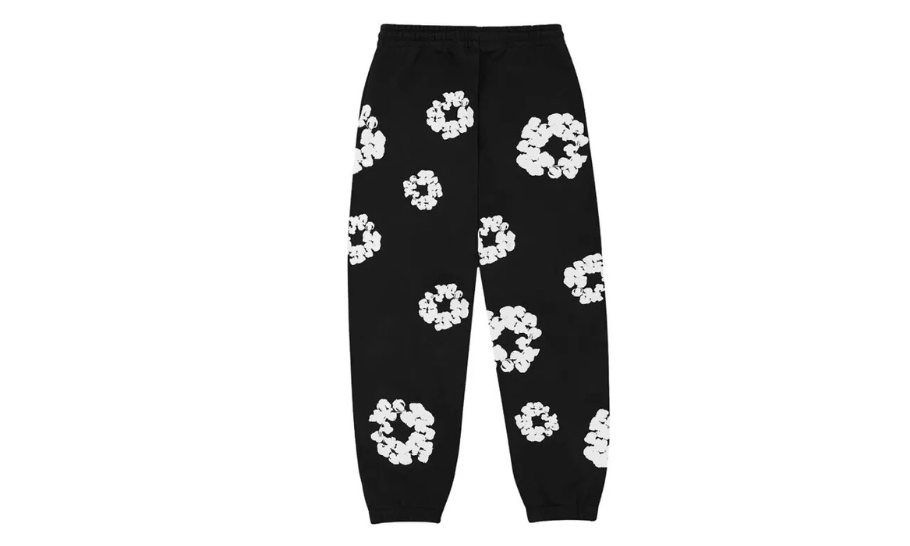 Denim Tears The Cotton Wreath Sweatpants Black