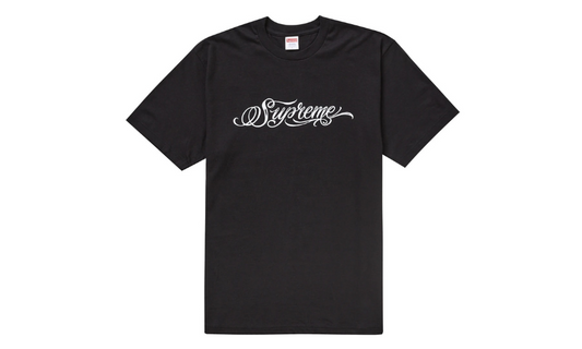 Supreme Script Tee Black