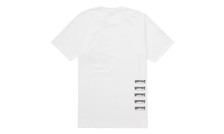 Supreme Thrasher Back Tail Tee White