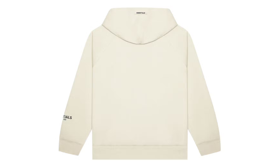 Fear of God Essentials Pullover Hoodie Applique Logo Buttercream