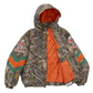 Supreme Mitchell & Ness NCAA Hooded Stadium Jacket Woodland Camo