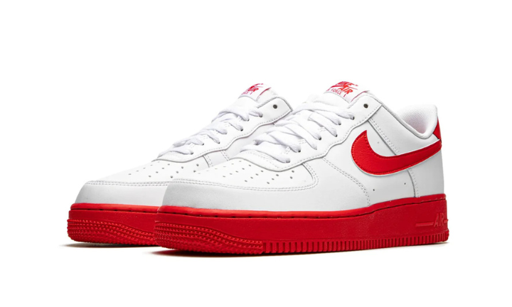 Nike Air Force 1 Low White Red Midsole