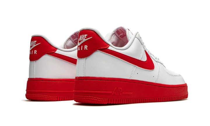 Nike Air Force 1 Low White Red Midsole