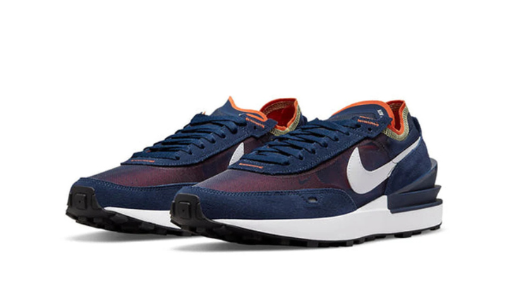 Nike Waffle One Midnight Navy Orange Melón Tint