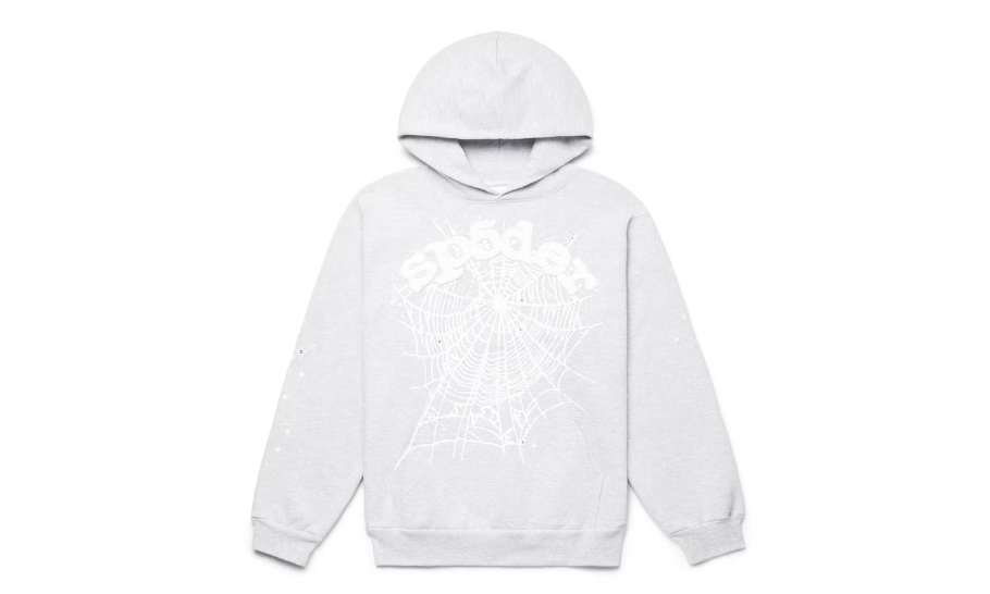 Sp5der OG Web Hoodie Heather Grey