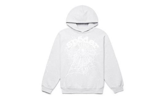 Sp5der OG Web Hoodie Heather Grey