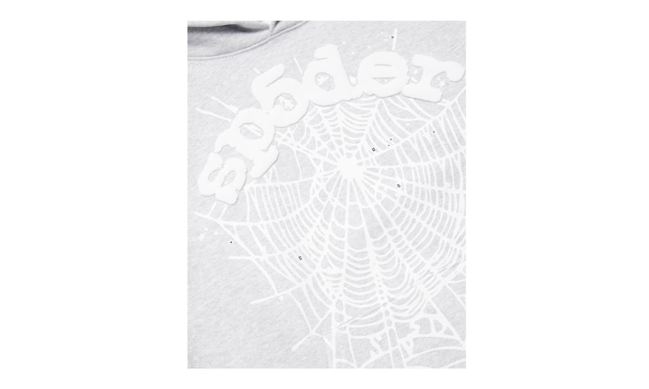 Sp5der OG Web Hoodie Heather Grey