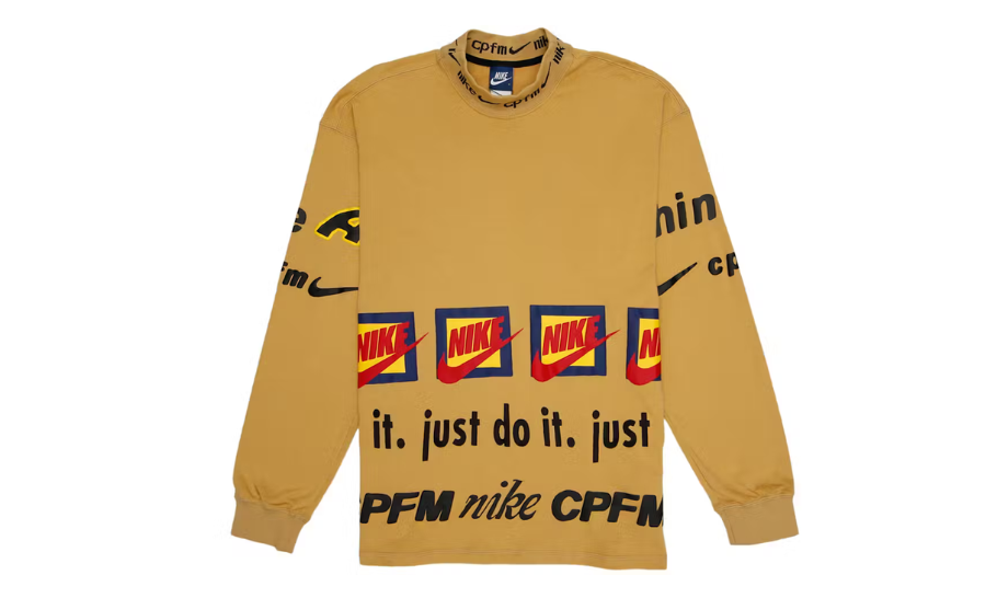 Nike x Cactus Plant Flea Market L/S T-shirt Mustard Yellow