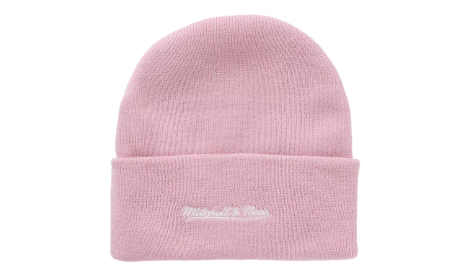 Supreme Mitchell & Ness NCAA Beanie Pink