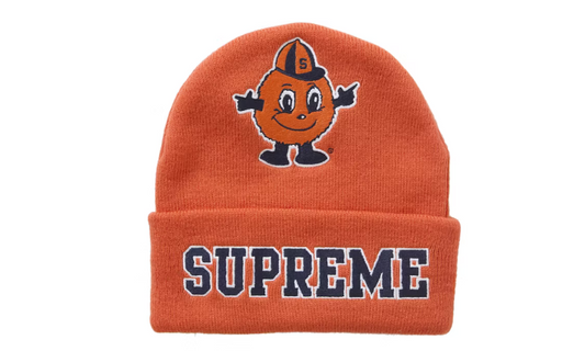 Supreme Mitchell & Ness NCAA Beanie Orange