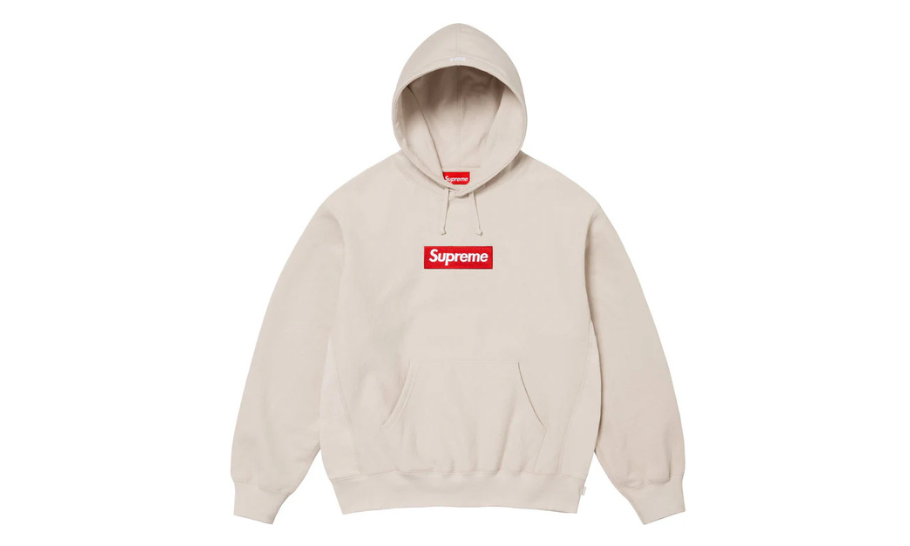 Supreme Box Logo Hooded Sweatshirt Sweatshirt (FW24) Stone